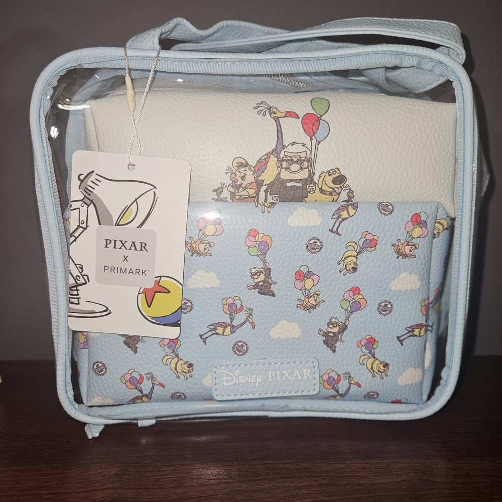 Pixar X Primark Disney's Up 3-in-1 Toiletry Bag Set